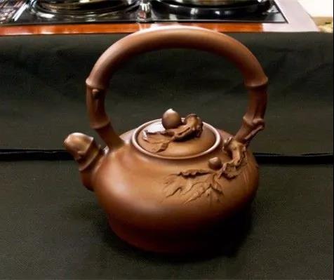 10種最美花器提梁壺，精美別致雕花紫砂壺!