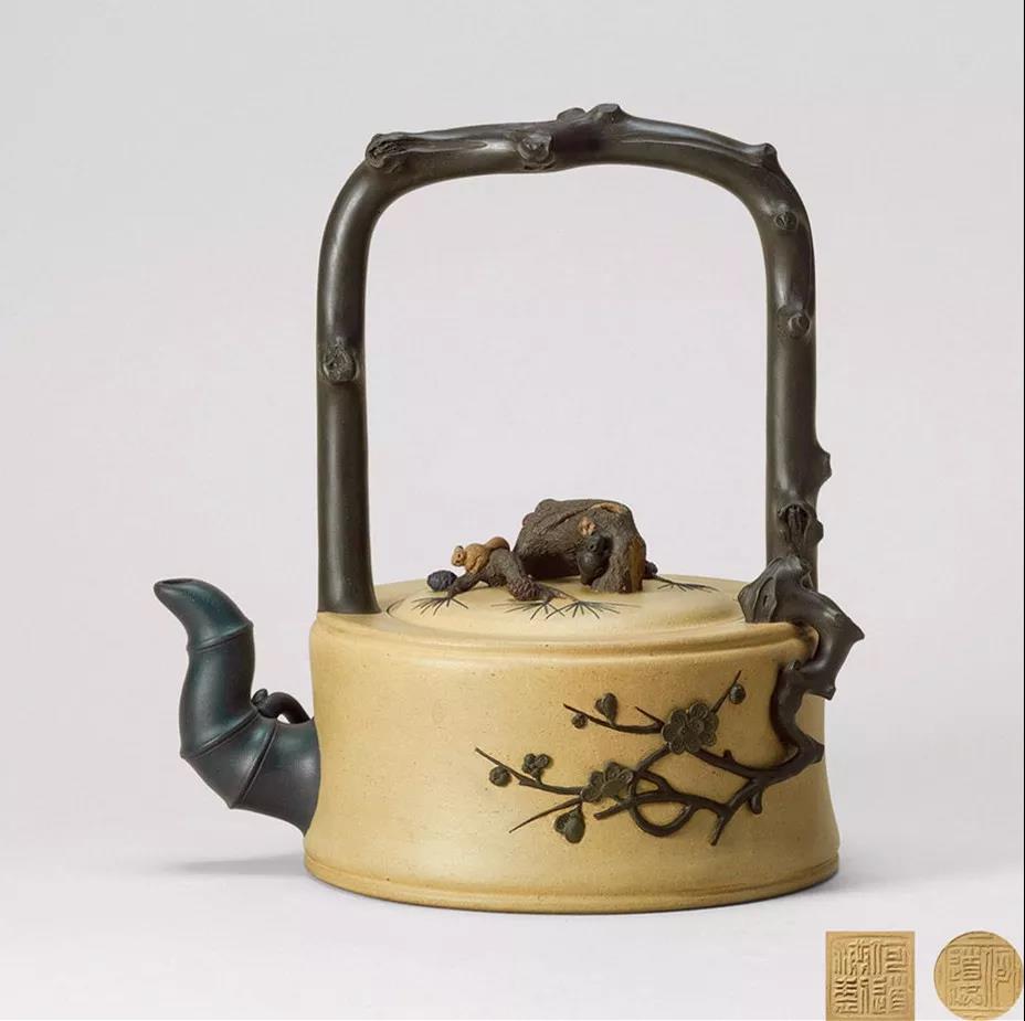 10種最美花器提梁壺，精美別致雕花紫砂壺!