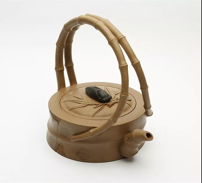 10種最美花器提梁壺，精美別致雕花紫砂壺!