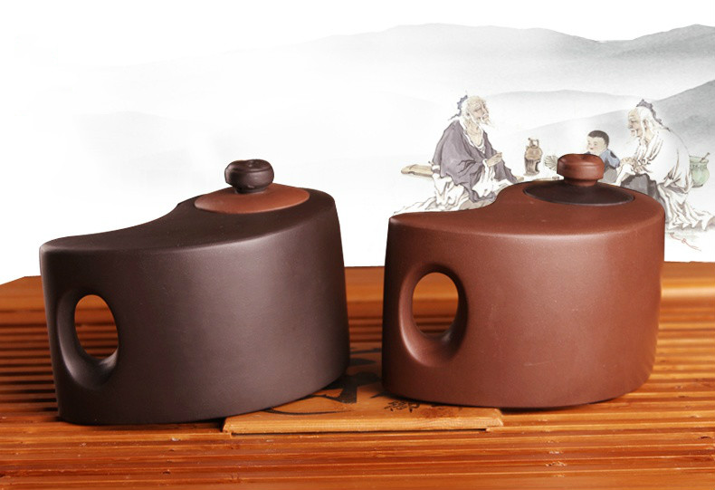 太極陰陽(yáng)紫砂壺，創(chuàng)意格紫砂壺